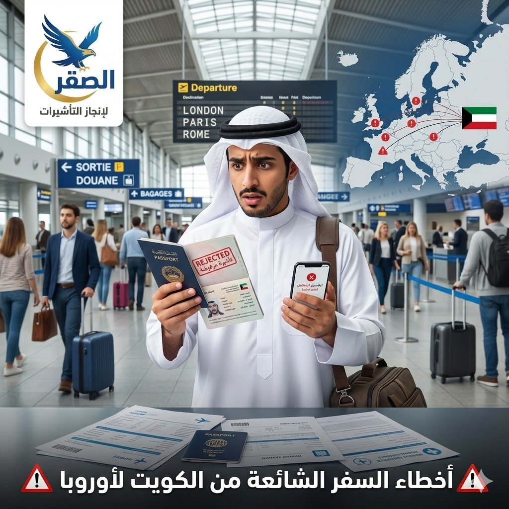 أخطاء السفر الشائعة من الكويت لأوروبا