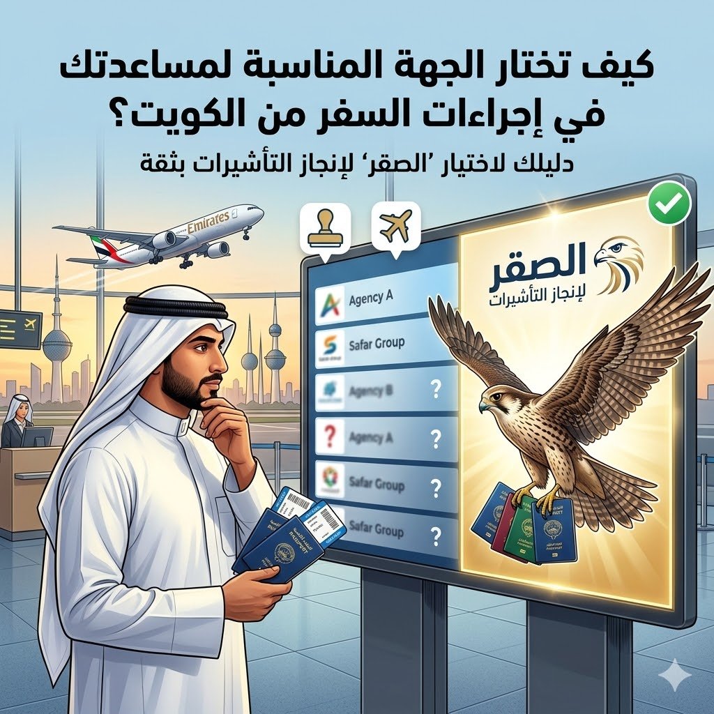 تنظيم إجراءات السفر من الكويت تنظيم إجراءات السفر من الكويت
