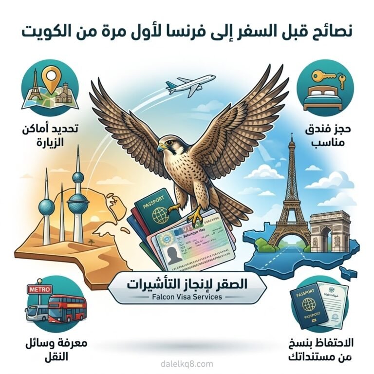 نصائح قبل السفر إلى فرنسا من الكويت