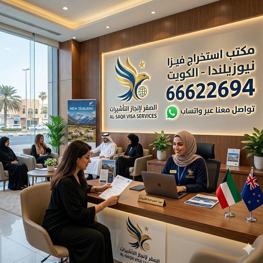 مكتب استخراج فيزا نيوزيلندا من الكويت خلال 48 ساعة ETA للكويتيين