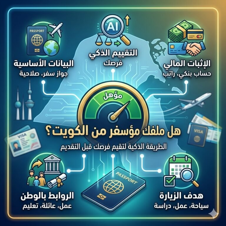 هل ملفك مؤهل للسفر من الكويت؟