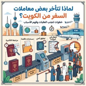 لماذا تتأخر بعض معاملات السفر من الكويت؟